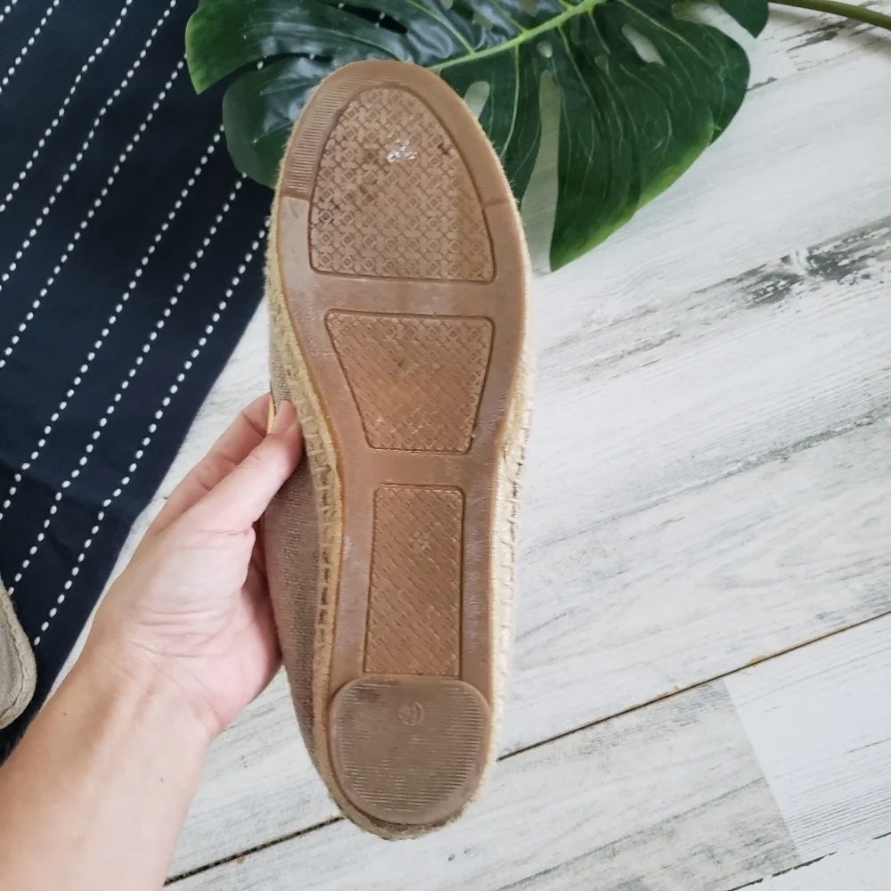 Tory Burch| Sante Fe Cactus Chili Pepper and Cactus Espadrilles Size 9.5